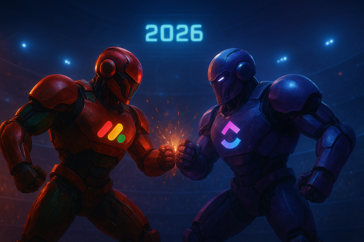 Monday.com vs ClickUp (2026): The 1-Minute Verdict